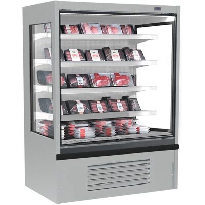 GGM Gastro Wandkühlregal - 1250mm - 455 Liter - mit 4 Ablagen Grijs GGM Gastro Wandkühlregal - 1250mm - 455 Liter - mit 4 Ablagen Grijs