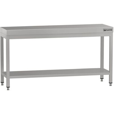 GGM Gastro Edelstahl Arbeitstisch ECO - 1800x600mm - mit Grundboden Zilver GGM Gastro Edelstahl Arbeitstisch ECO - 1800x600mm - mit Grundboden Zilver