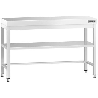 GGM Gastro RVS werktafel Premium - 1200x800 - Zilver - Werktafel GGM Gastro RVS werktafel Premium - 1200x800 - Zilver - Werktafel