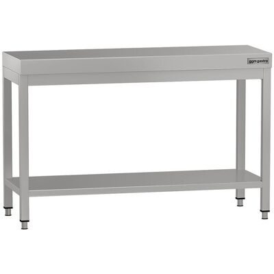 GGM Gastro Edelstahl Arbeitstisch ECO - 1200x600mm - mit Grundboden Zilver GGM Gastro Edelstahl Arbeitstisch ECO - 1200x600mm - mit Grundboden Zilver