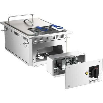 GGM Gastro Elektro Einbau Fritteuse - 13 Liter - 12 kW - mit Ablasshahn GGM Gastro Elektro Einbau Fritteuse - 13 Liter - 12 kW - mit Ablasshahn