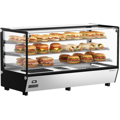 GGM Gastro Warmhaltevitrine - 1219mm - 1,8 kW - mit 3 Ablagen Zilver GGM Gastro Warmhaltevitrine - 1219mm - 1,8 kW - mit 3 Ablagen Zilver