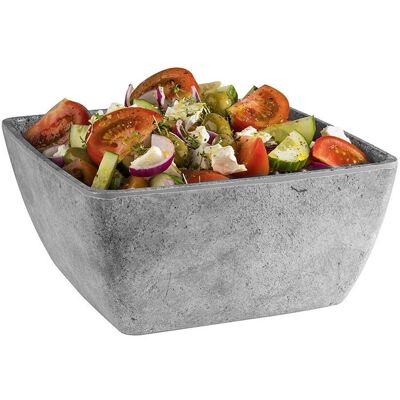 GGM Gastro (6 Stück) Schale - ELEMENT - Melamin - 3,8 Liter - eckig - Grau GGM Gastro (6 Stück) Schale - ELEMENT - Melamin - 3,8 Liter - eckig - Grau
