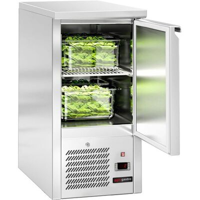 GGM Gastro Kühltisch ECO - 450x700mm - mit 1 Tür Zilver GGM Gastro Kühltisch ECO - 450x700mm - mit 1 Tür Zilver