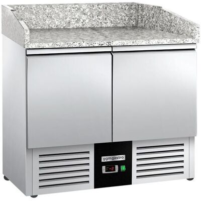 GGM Gastro Pizzakühltisch PREMIUM - 935x700mm - 2 Türen Zilver GGM Gastro Pizzakühltisch PREMIUM - 935x700mm - 2 Türen Zilver