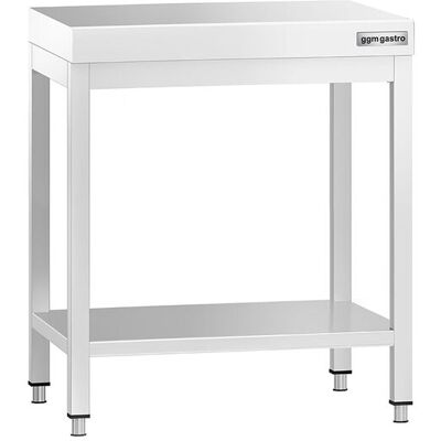 GGM Gastro Edelstahl Arbeitstisch PREMIUM - 700x600mm - mit Grundboden Zilver GGM Gastro Edelstahl Arbeitstisch PREMIUM - 700x600mm - mit Grundboden Zilver