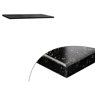 GGM Gastro Granitarbeitsplatte - 600x600mm - Star Galaxy GGM Gastro Granitarbeitsplatte - 600x600mm - Star Galaxy