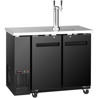 GGM Gastro Bierkühler mit Zapfhahn - 2x 50 Liter Fässer - 1240x620mm GGM Gastro Bierkühler mit Zapfhahn - 2x 50 Liter Fässer - 1240x620mm