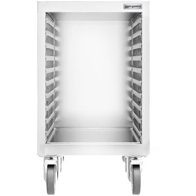 GGM Gastro - Dienbladwagen 18 schalen 37x53 cm - RVS AISI 304 GGM Gastro - Dienbladwagen 18 schalen 37x53 cm - RVS AISI 304