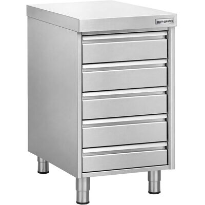 GGM Gastro Schubladenschrank mit 5 Schubladen für Teigbällchen - 500x700mm GGM Gastro Schubladenschrank mit 5 Schubladen für Teigbällchen - 500x700mm