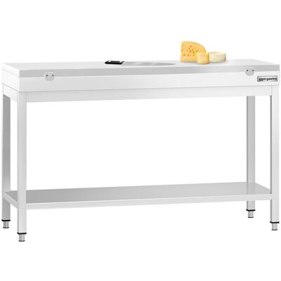 GGM Gastro - RVS Werktafel - 1400x600mm - Met snijplaat GGM Gastro - RVS Werktafel - 1400x600mm - Met snijplaat
