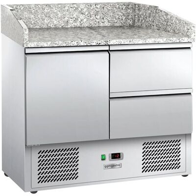 GGM Gastro - Koeltafel voor pizza ECO - Zilver GGM Gastro - Koeltafel voor pizza ECO - Zilver