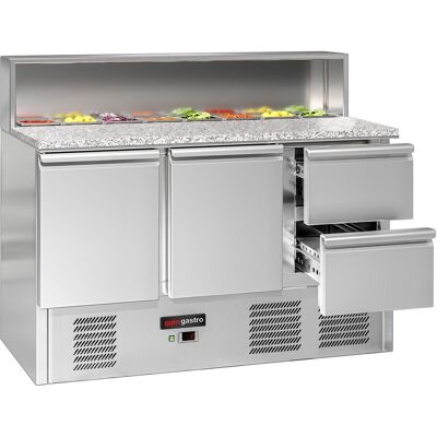 GGM Gastro - Saladette ECO - 1368 mm - Koelvitrine GGM Gastro - Saladette ECO - 1368 mm - Koelvitrine