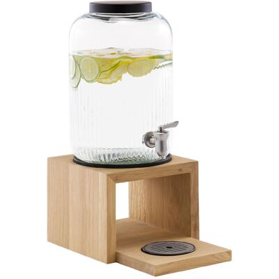 GGM Gastro Getränkespender - VALO - 2-teiliges Set - Glasbehälter mit Zapfhahn - 7 Liter - inkl. Standfuß GGM Gastro Getränkespender - VALO - 2-teiliges Set - Glasbehälter mit Zapfhahn - 7 Liter - inkl. Standfuß