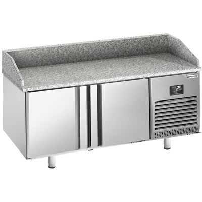 GGM Gastro Pizzakühltisch Premium PLUS - 1783x800mm - mit 2 Türen Zilver GGM Gastro Pizzakühltisch Premium PLUS - 1783x800mm - mit 2 Türen Zilver