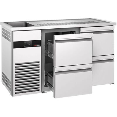 GGM Gastro Biertheke PREMIUM - 1550x700mm - 4 Schubladen GGM Gastro Biertheke PREMIUM - 1550x700mm - 4 Schubladen