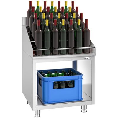 GGM Gastro Cocktail-Flaschenregal - Edelstahl - 600x600mm GGM Gastro Cocktail-Flaschenregal - Edelstahl - 600x600mm