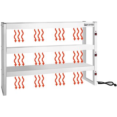 GGM Gastro Infrarot-Wärmebrücke - 1500x300mm - 3 beheizte Etagen GGM Gastro Infrarot-Wärmebrücke - 1500x300mm - 3 beheizte Etagen