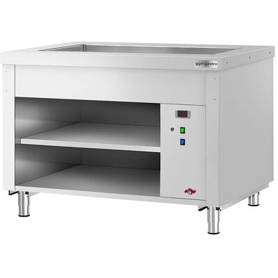 GGM Gastro Buffettheke KOPENHAGEN - 1240mm - mit Bainmarie - für 3x GN 1/1 - Edelstahl GGM Gastro Buffettheke KOPENHAGEN - 1240mm - mit Bainmarie - für 3x GN 1/1 - Edelstahl