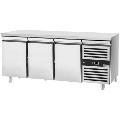 GGM Gastro Bäckereikühltisch PREMIUM - 2000x800mm - mit 3 Türen Zilver GGM Gastro Bäckereikühltisch PREMIUM - 2000x800mm - mit 3 Türen Zilver