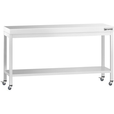 GGM Gastro Edelstahl Arbeitstisch PREMIUM - 1800x700mm - mit Grundboden & Rollen GGM Gastro Edelstahl Arbeitstisch PREMIUM - 1800x700mm - mit Grundboden & Rollen