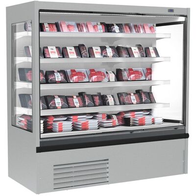 GGM Gastro Wandkühlregal - 1955mm - 725 Liter - mit 4 Ablagen Grijs GGM Gastro Wandkühlregal - 1955mm - 725 Liter - mit 4 Ablagen Grijs
