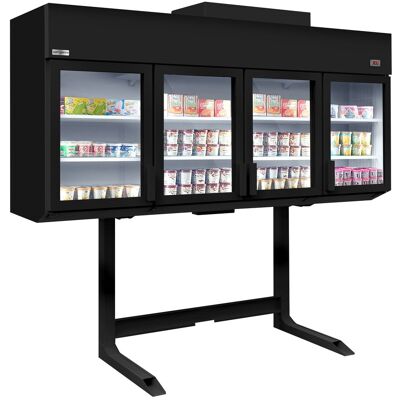 GGM Gastro Wandkühl-/tiefkühlregal - 2500mm - mit 6 Ablagen GGM Gastro Wandkühl-/tiefkühlregal - 2500mm - mit 6 Ablagen