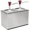 GGM Gastro Sausdispenser - 2 x 2 liter - incl. Zilver