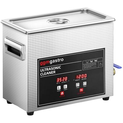GGM Gastro Ultraschallreiniger - 6,5 Liter - 180 Watt Ultraschallleistung - mit Ablasshahn GGM Gastro Ultraschallreiniger - 6,5 Liter - 180 Watt Ultraschallleistung - mit Ablasshahn