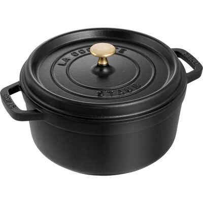 STAUB LA COCOTTE - Kookpot - Ø 240mm - Gietijzer - Zwart STAUB LA COCOTTE - Kookpot - Ø 240mm - Gietijzer - Zwart