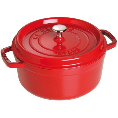 STAUB LA COCOTTE - Kookpot - Ø 180mm - Gietijzer - Kersenrood STAUB LA COCOTTE - Kookpot - Ø 180mm - Gietijzer - Kersenrood