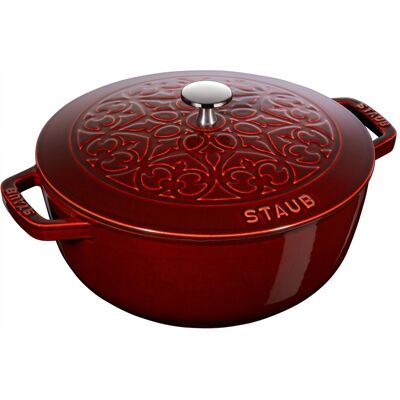 GGM Gastro - Staub Cocotte - La Marmite Lily - Ø 240mm - Frankrijk GGM Gastro - Staub Cocotte - La Marmite Lily - Ø 240mm - Frankrijk