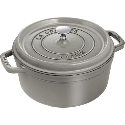 STAUB LA COCOTTE - Kookpot - Ø 240mm - Gietijzer - Grafietgrijs STAUB LA COCOTTE - Kookpot - Ø 240mm - Gietijzer - Grafietgrijs