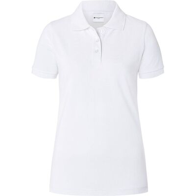 (6 stuks) KARLOWSKY Dames Werkkleding Poloshirt Basic - Wit - maat: XS (6 stuks) KARLOWSKY Dames Werkkleding Poloshirt Basic - Wit - maat: XS