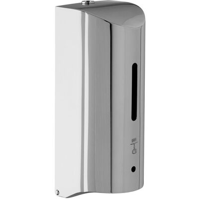 GGM Gastro Zeepdispenser - met sensor - 1000 ml - RVS - met wandmontage, contactloos, infraroodsensor, zichtvenster, vergrendelbaar met sleutel zilver GGM Gastro Zeepdispenser - met sensor - 1000 ml - RVS - met wandmontage, contactloos, infraroodsensor, zichtvenster, vergrendelbaar met sleutel zilver
