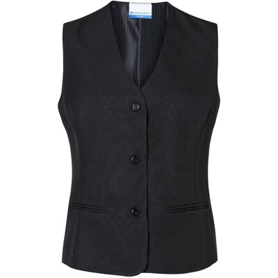 (6 stuks) KARLOWSKY Dames Gilet Basic - Zwart - Maat: XS (6 stuks) KARLOWSKY Dames Gilet Basic - Zwart - Maat: XS