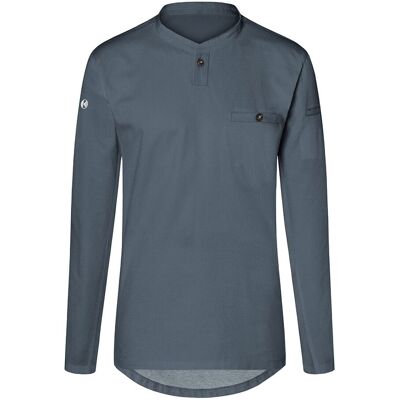(6 stuks) KARLOWSKY Lange Mouw Heren Werkshirt Performance - Antraciet - maat: S Grijs (6 stuks) KARLOWSKY Lange Mouw Heren Werkshirt Performance - Antraciet - maat: S Grijs