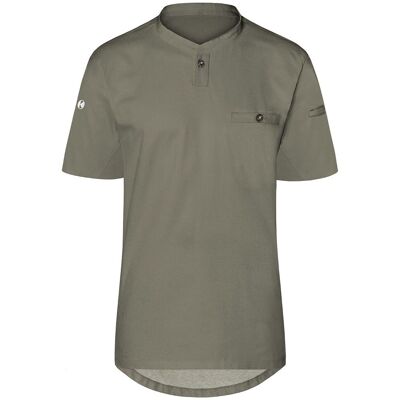 (6 stuks) KARLOWSKY Korte Mouw Heren Werkshirt Performance - Salie - maat: L (6 stuks) KARLOWSKY Korte Mouw Heren Werkshirt Performance - Salie - maat: L