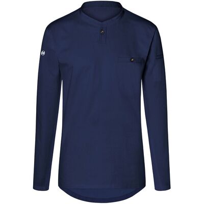 (6 stuks) KARLOWSKY Lange Mouw Heren Werkshirt Performance - Marineblauw - maat: L Blauw (6 stuks) KARLOWSKY Lange Mouw Heren Werkshirt Performance - Marineblauw - maat: L Blauw