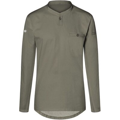(6 stuks) KARLOWSKY Lange Mouw Heren Werkshirt Performance - Salie - maat: L Groen (6 stuks) KARLOWSKY Lange Mouw Heren Werkshirt Performance - Salie - maat: L Groen