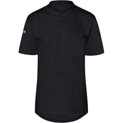 (6 stuks) KARLOWSKY Korte Mouw Heren Werkshirt Performance - Zwart - maat: 4XL (6 stuks) KARLOWSKY Korte Mouw Heren Werkshirt Performance - Zwart - maat: 4XL
