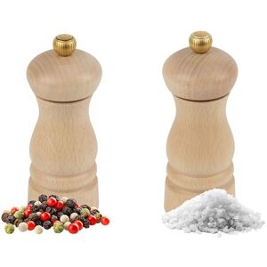 (6 stuks) PEUGEOT CLERMONT - Zout & Peper Molen - Hout - Natuurlijk - Hoogte: 130mm (6 stuks) PEUGEOT CLERMONT - Zout & Peper Molen - Hout - Natuurlijk - Hoogte: 130mm