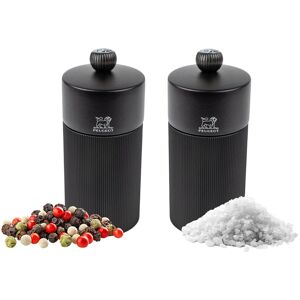 (6 stuks) PEUGEOT NIGHT Chic Line - Zout & Peper Molen - Hoogte: 120mm - Zwart Mat (6 stuks) PEUGEOT NIGHT Chic Line - Zout & Peper Molen - Hoogte: 120mm - Zwart Mat