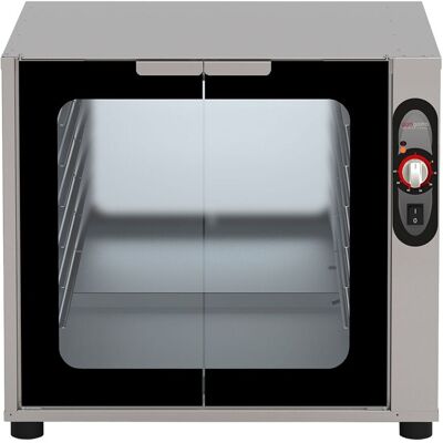 GGM Gastro Gärschrank - Manuell - 8x 600x400 Zilver / Zwart GGM Gastro Gärschrank - Manuell - 8x 600x400 Zilver / Zwart