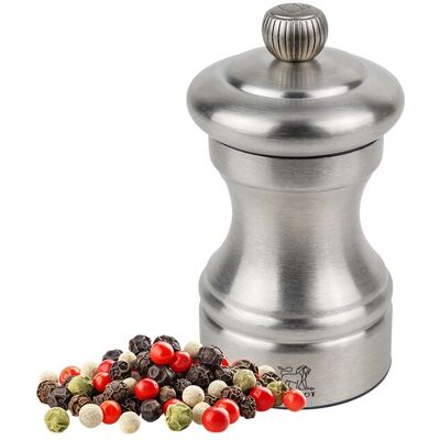 (6 stuks) PEUGEOT BISTRO CHEF - Pepermolen - Roestvrij staal - Hoogte: 100mm (6 stuks) PEUGEOT BISTRO CHEF - Pepermolen - Roestvrij staal - Hoogte: 100mm