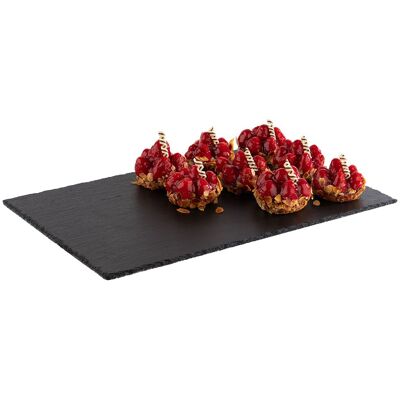 GGM Gastro (6 Stück) Naturschieferplatte - GN 1/1 - 530x325mm - Schwarz GGM Gastro (6 Stück) Naturschieferplatte - GN 1/1 - 530x325mm - Schwarz