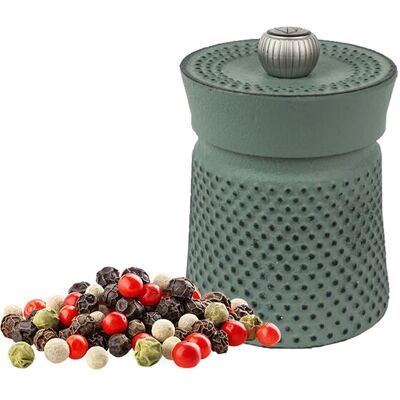 (6 stuks) PEUGEOT BALI FONTE - Pepermolen - Gietijzer - Groen - Hoogte: 80mm groen (6 stuks) PEUGEOT BALI FONTE - Pepermolen - Gietijzer - Groen - Hoogte: 80mm groen