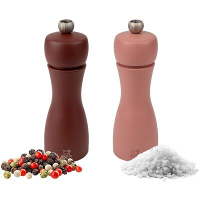 (6 stuks) PEUGEOT TAHITI ERDE - Zout & Peper Molen - Hout - Bruin - Hoogte: 150mm (6 stuks) PEUGEOT TAHITI ERDE - Zout & Peper Molen - Hout - Bruin - Hoogte: 150mm