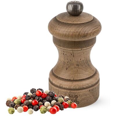 (6 stuks) PEUGEOT BISTRO - Pepermolen - Hout - Antiek - Hoogte: 100mm (6 stuks) PEUGEOT BISTRO - Pepermolen - Hout - Antiek - Hoogte: 100mm