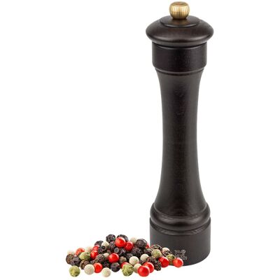 (6 stuks) PEUGEOT HOSTELLERIE - Pepermolen - Hout - Chocolade - Hoogte: 220mm (6 stuks) PEUGEOT HOSTELLERIE - Pepermolen - Hout - Chocolade - Hoogte: 220mm
